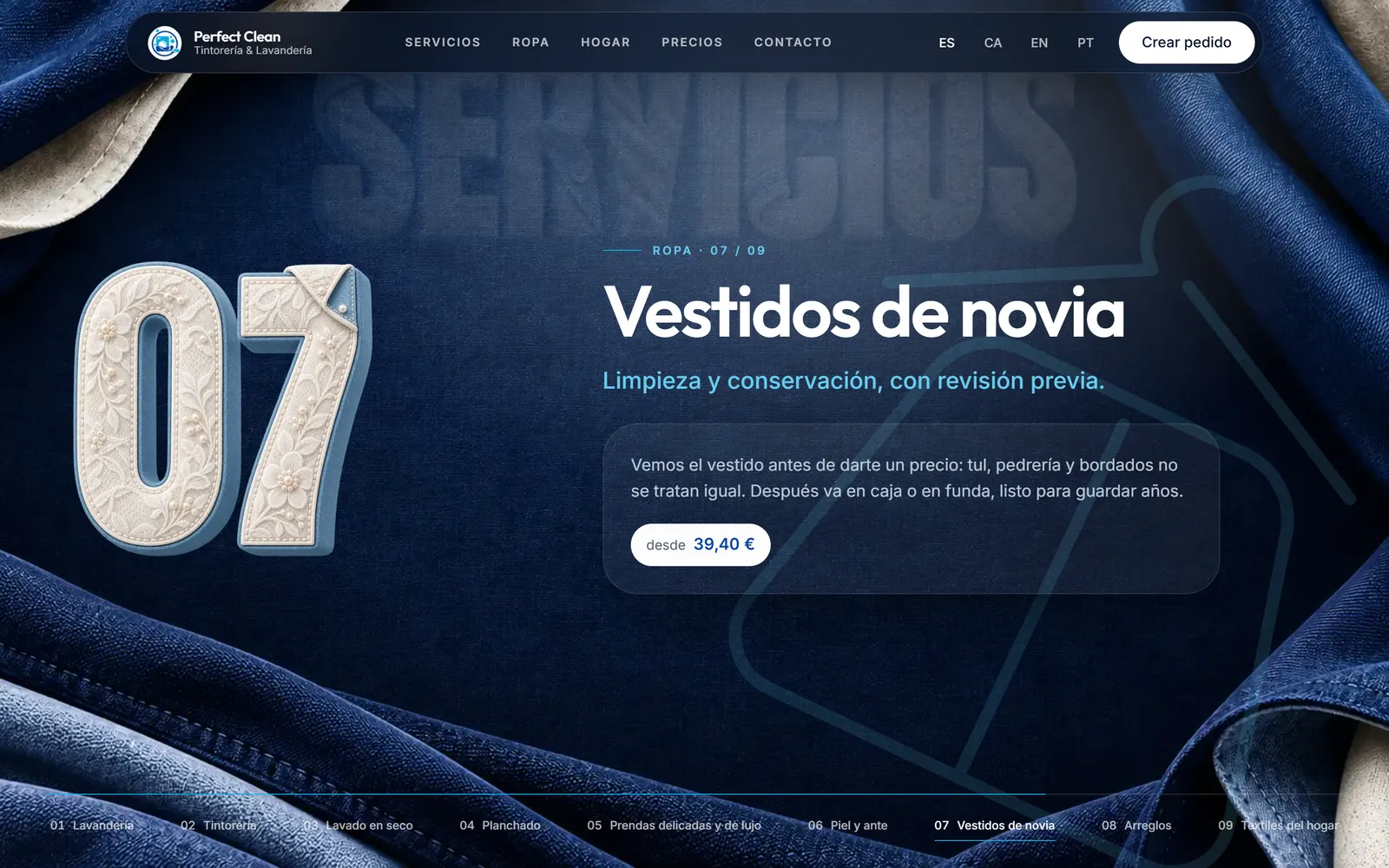 Perfect Clean — Service detail