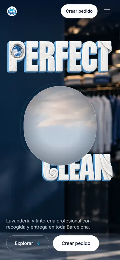 Perfect Clean — Home (mobile)